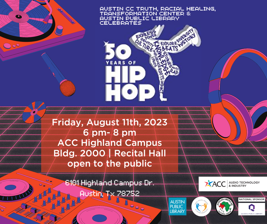 50 Years of Hip Hop Event, August 11th 2023