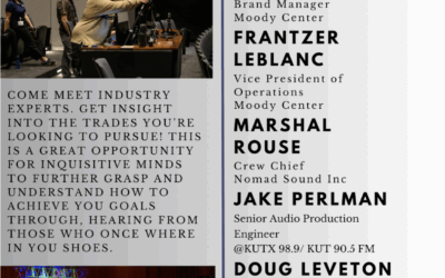 May 1 – Audio Technology  & Industry- Music Career Information Session