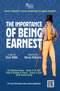 The Importance of Being Earnest poster.