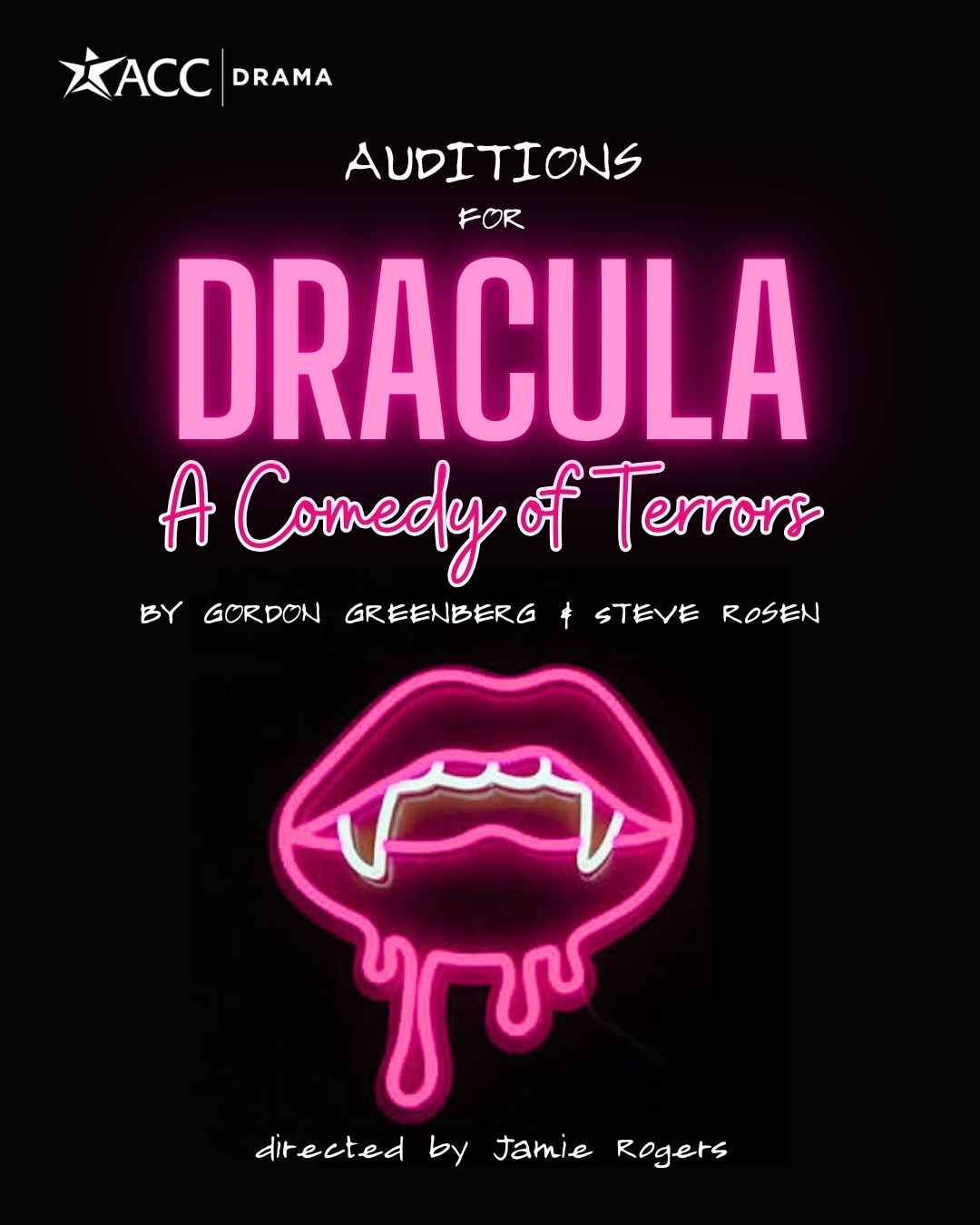 Dracula Performance Poster