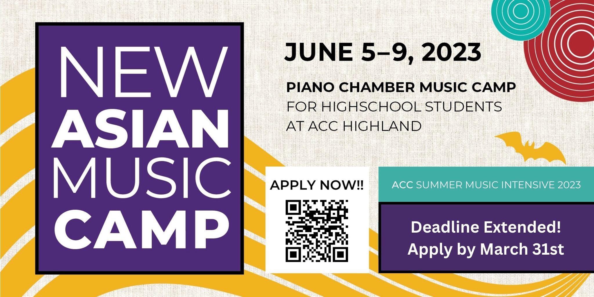 New Asian Music Camp June 5-6
