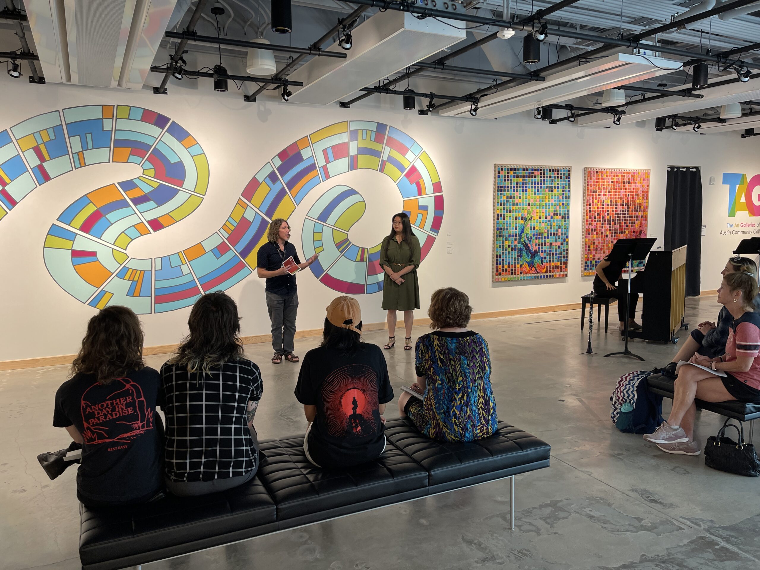 Art + Music program with ACC students and faculty performers